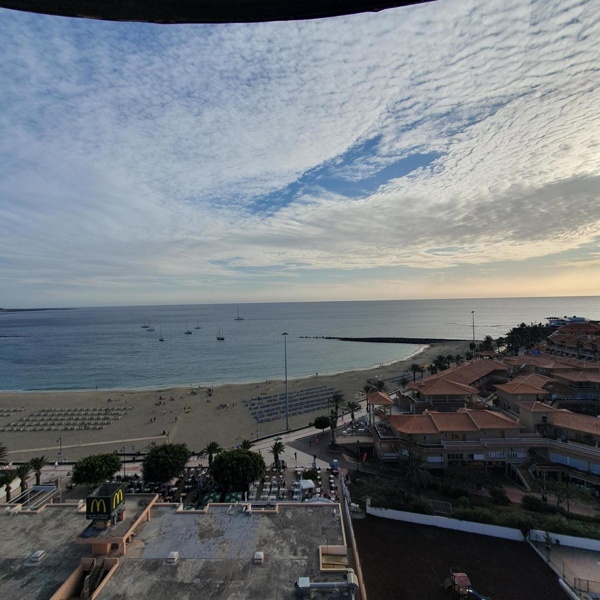 Panoramic Seaview Las Vistas Beach Studio Apartment Arona  Exterior photo
