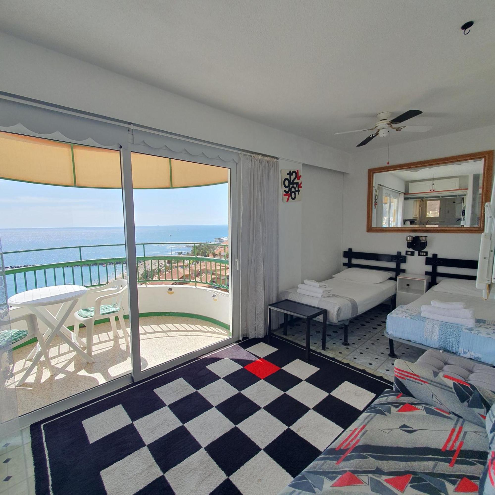 Panoramic Seaview Las Vistas Beach Studio Apartment Arona  Exterior photo