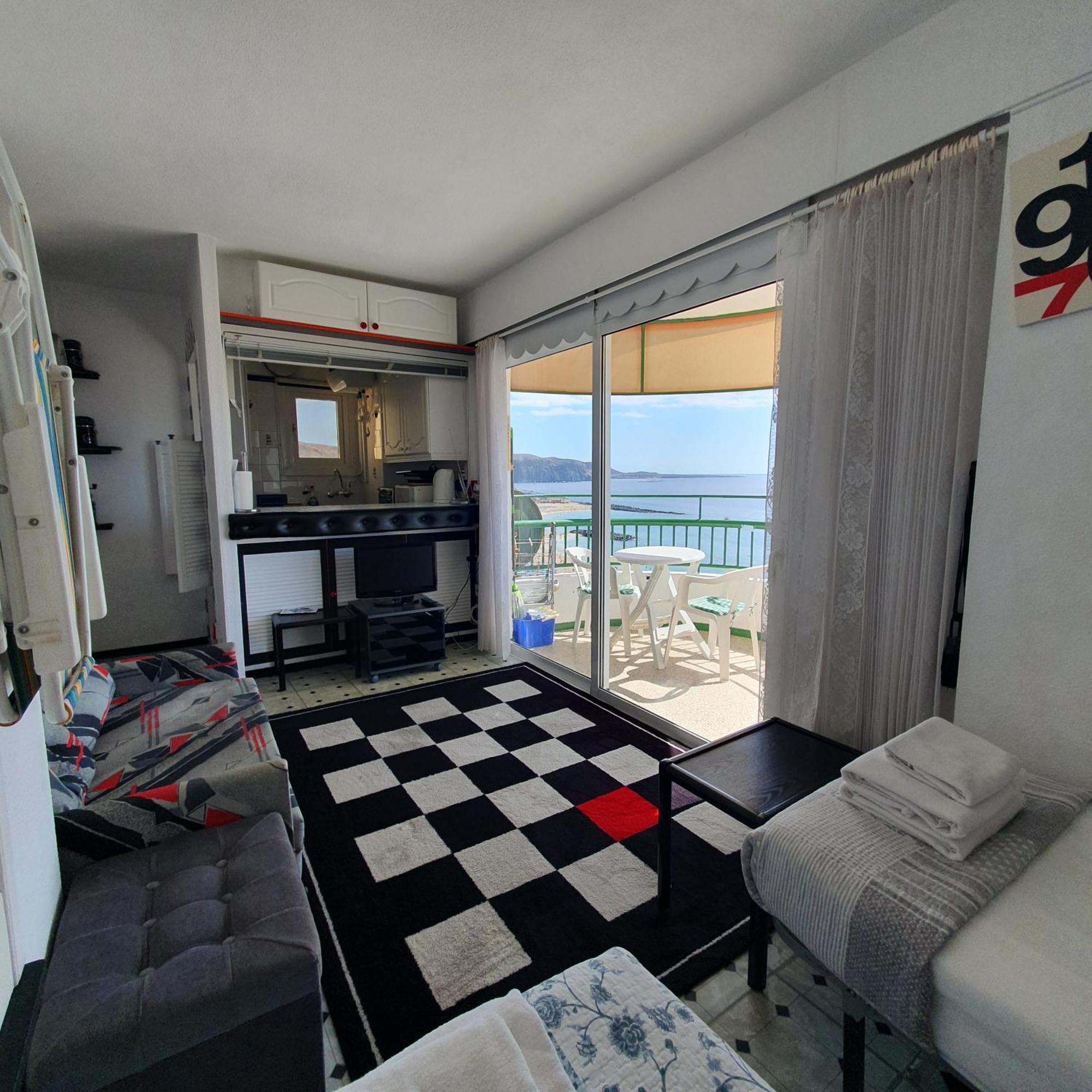 Panoramic Seaview Las Vistas Beach Studio Apartment Arona  Exterior photo